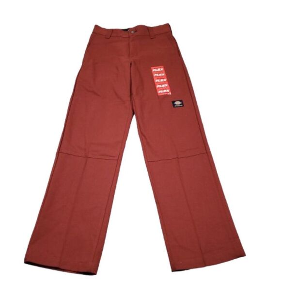 Dickies Skateboarding Regular Fit Twill Pants Men's Size 28 x 30 Brick Red - Picture 1 of 9